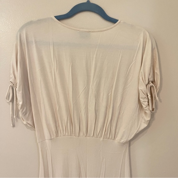 ASOS Design Cream Midi Dress - Picture 4 of 5